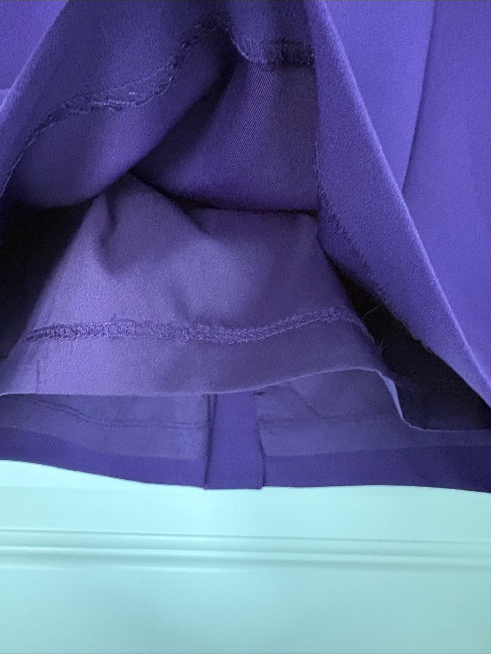 Calvin Klein Classic Purple Pencil Skirt Office Skirt Size 12 Office Chic - Picture 4 of 7